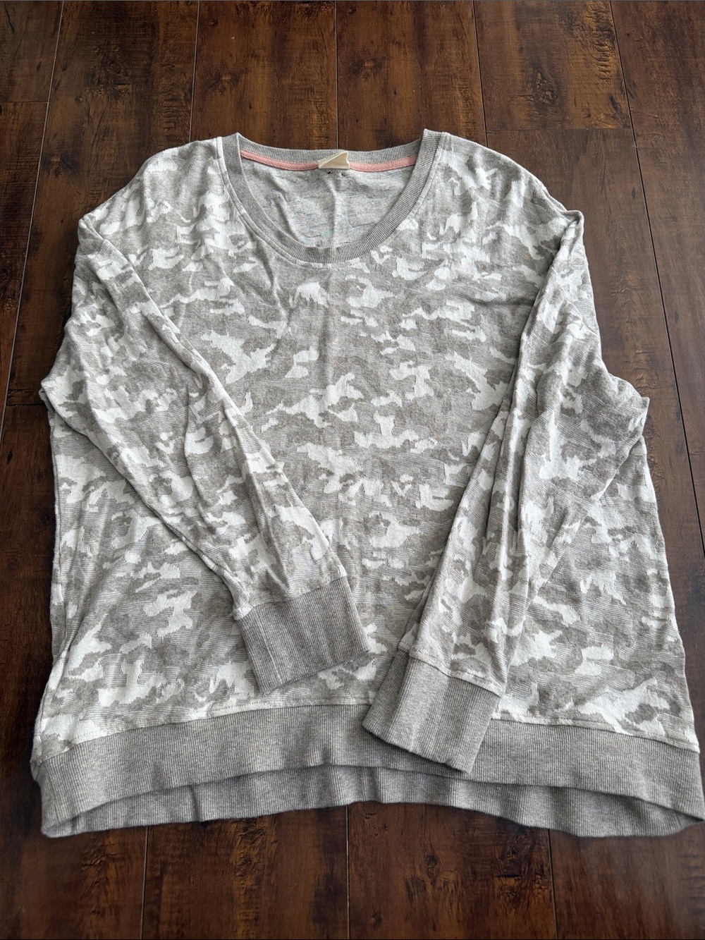Matilda Jane Gray Camo Pullover Sweatshirt